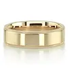 Plain Flat Milgrain Comfort Fit Wedding Band thumbnail 3