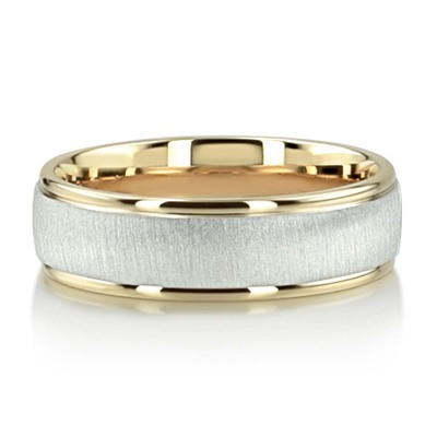 Brushed Basic Designer Wedding Band  - view 1 of 3