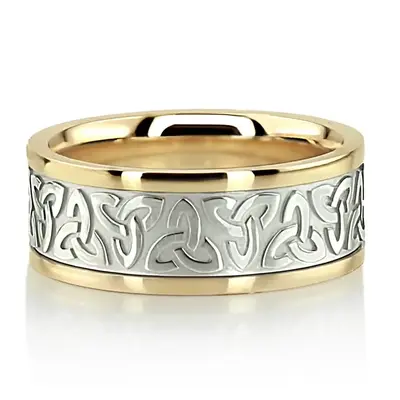 Trinity Celtic Knot Wedding Ring - view 5 of 10