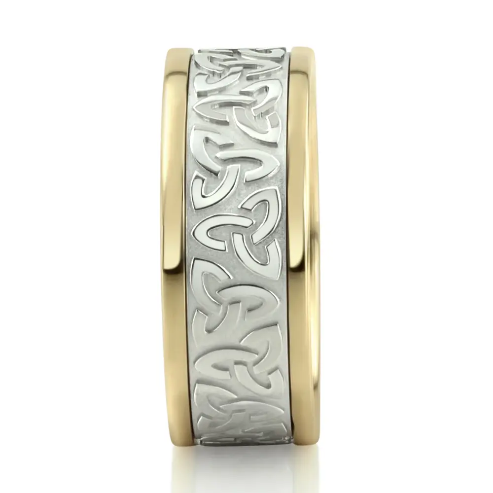 Trinity Celtic Knot Wedding Ring - view 8