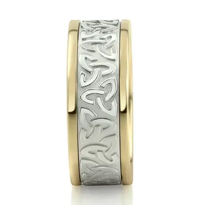 Trinity Celtic Knot Wedding Ring - view 8 of 10