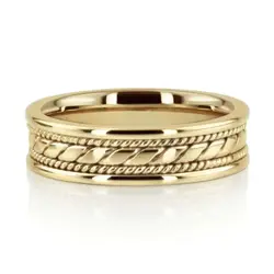 Sturdy Hand Woven Wedding Ring  thumbnail 2