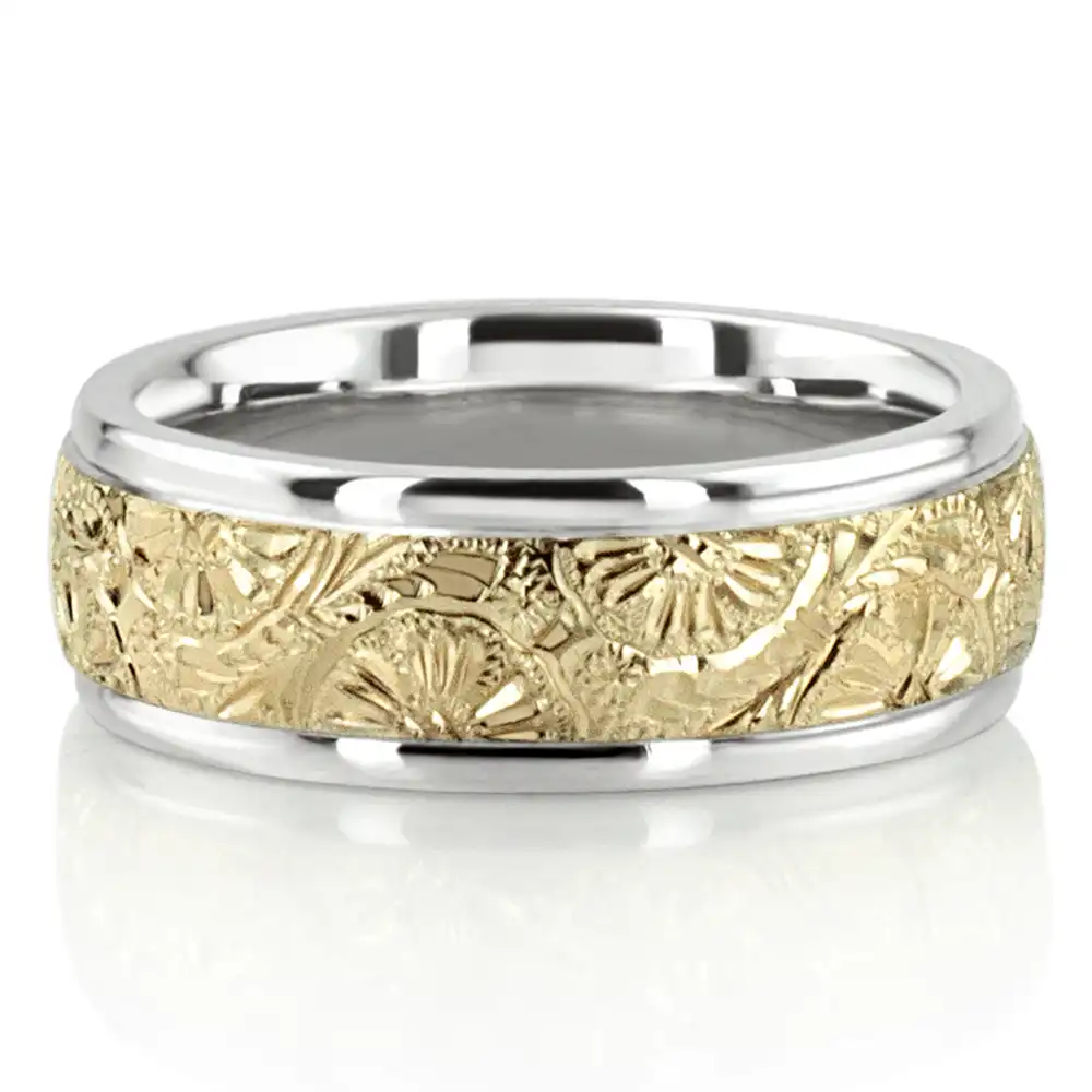 Trendy Floral Wedding Band - view 1