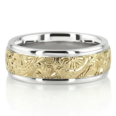 Trendy Floral Wedding Band - view 1 of 7