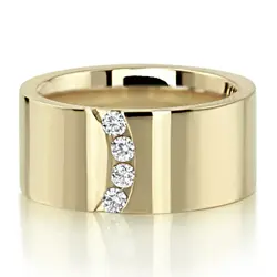 Basic Diamond Wedding Band thumbnail 3
