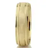 Chic Brushed Basic Carved Wedding Ring thumbnail 6