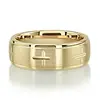 Exquisite Cross Carved Design Wedding Ring  thumbnail 5