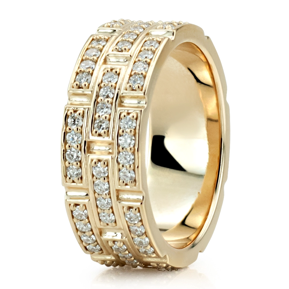 Exquisite Diamond Wedding Band - view 8