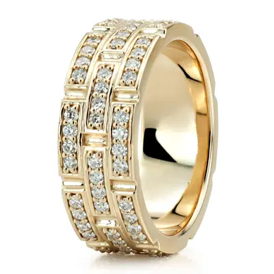 Exquisite Diamond Wedding Band - view 8 of 9