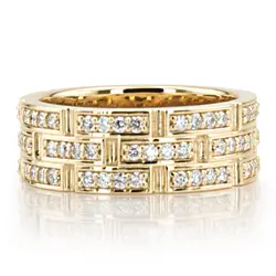 Exquisite Diamond Wedding Band thumbnail 9