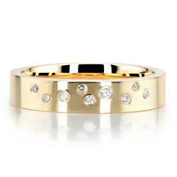 Milky Way Brilliant Cut Diamond Wedding Band  thumbnail 7