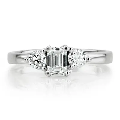 Three Stone Prong Set Diamond Engagement Ring (0.30 ct. tw.) - view 3 of 28