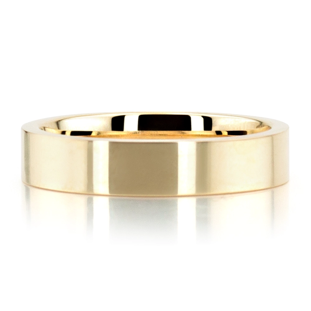 Starstruck Designer Flat Comfort Fit Wedding Band Set - view 2