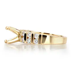 Bar Set Diamond Engagement Ring (0.48 t.c.w.) thumbnail 2