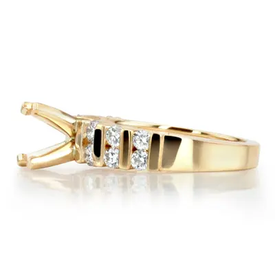 Bar Set Diamond Engagement Ring (0.48 t.c.w.) - view 2 of 24