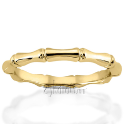 Unique Bamboo Design Ring thumbnail 2