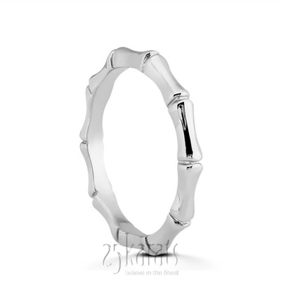 Unique Bamboo Design Ring - view 5
