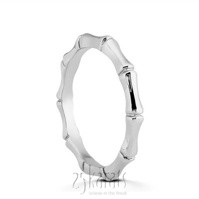 Unique Bamboo Design Ring - view 5 of 5