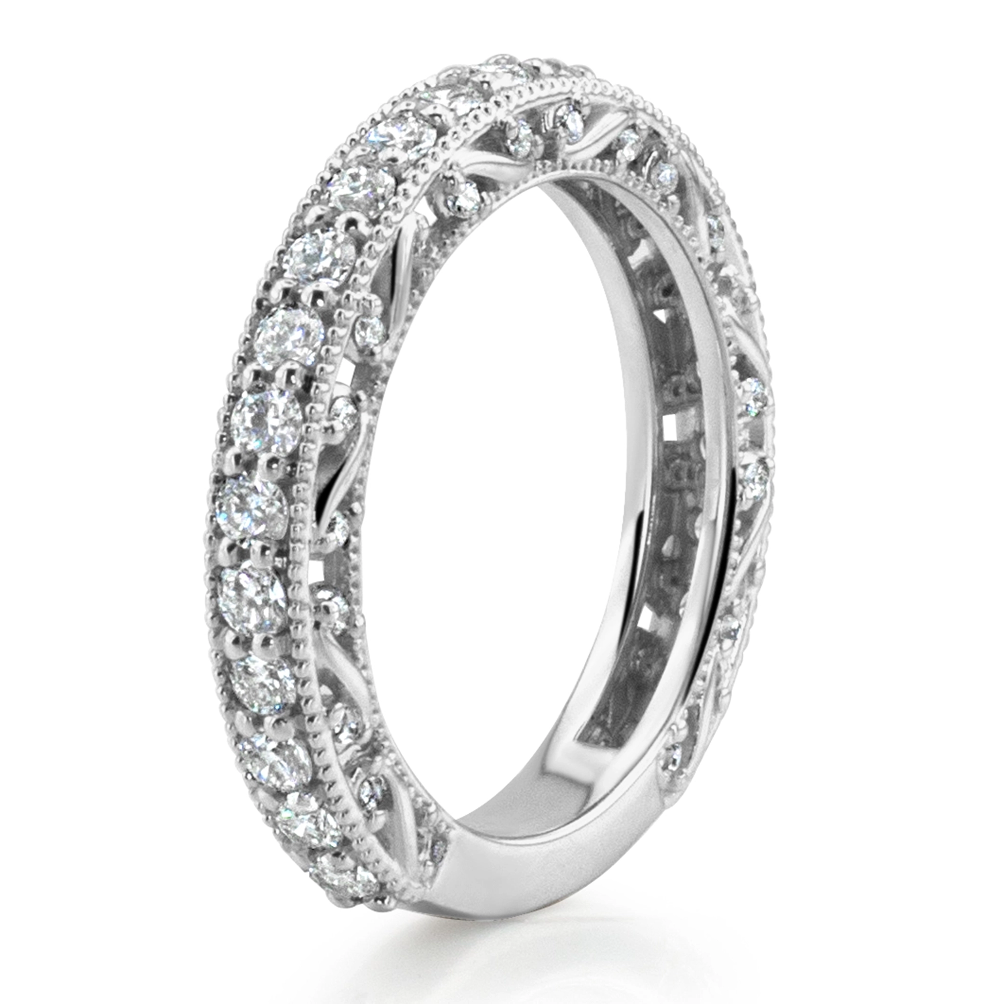 Filigree Scroll Work Diamond Anniversary Wedding Band (1.00 ct. tw.) - view 1