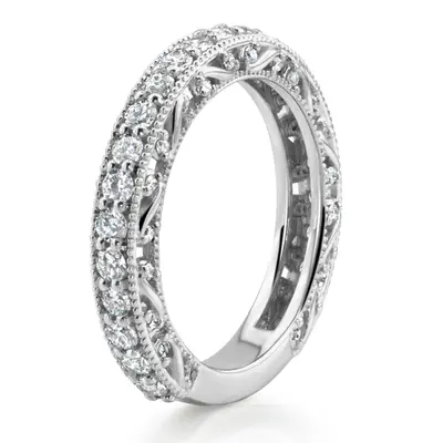 Filigree Scroll Work Diamond Anniversary Wedding Band (1.00 ct. tw.) - view 1 of 12