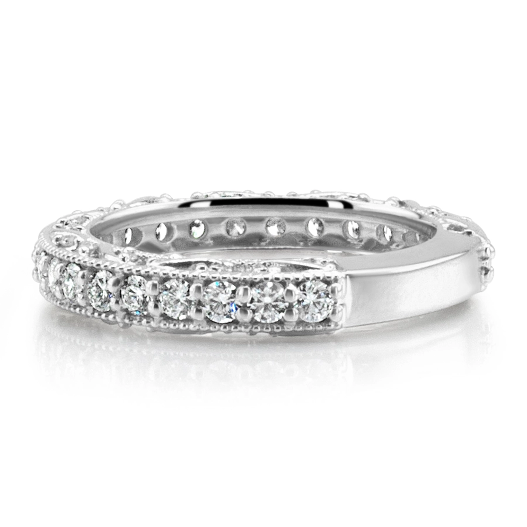 Filigree Scroll Work Diamond Anniversary Wedding Band (1.00 ct. tw.) - view 2