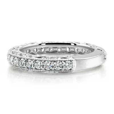 Filigree Scroll Work Diamond Anniversary Wedding Band (1.00 ct. tw.) - view 2 of 12