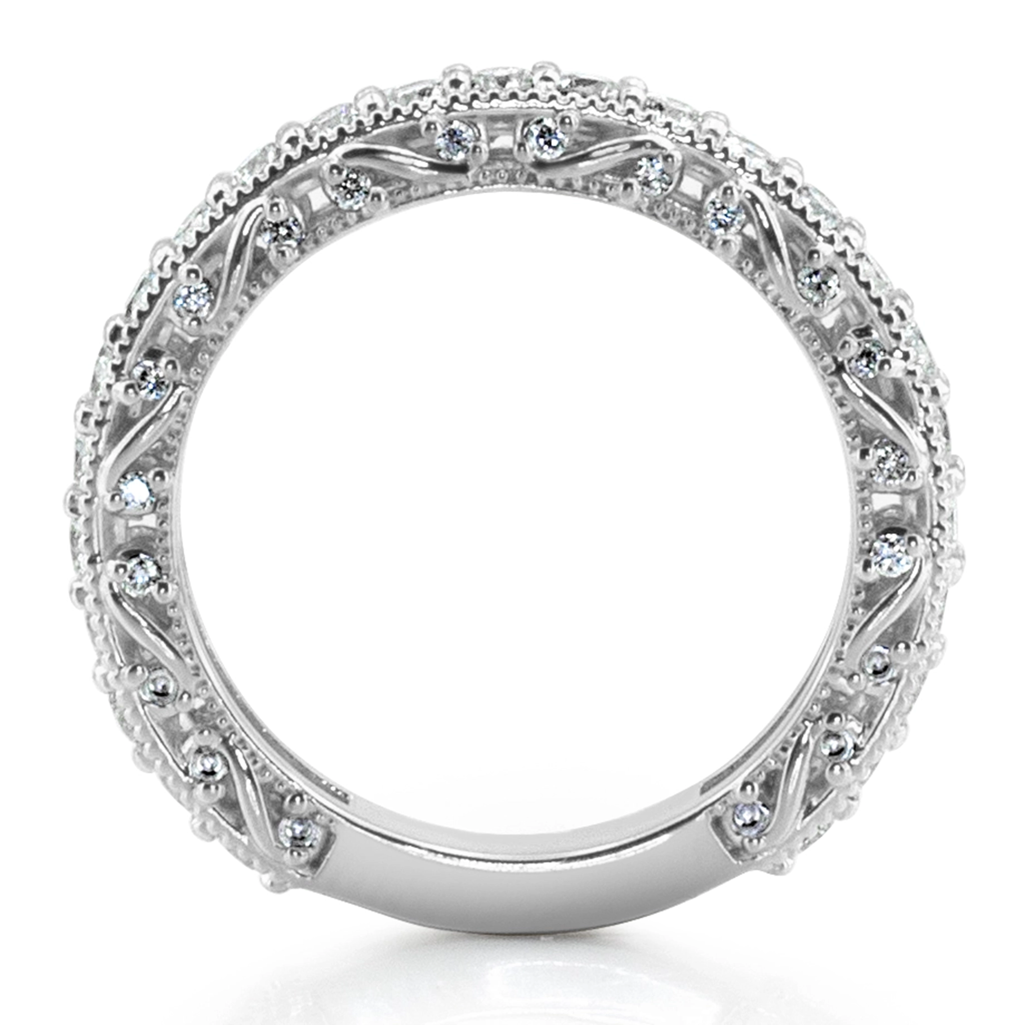 Filigree Scroll Work Diamond Anniversary Wedding Band (1.00 ct. tw.) - view 3