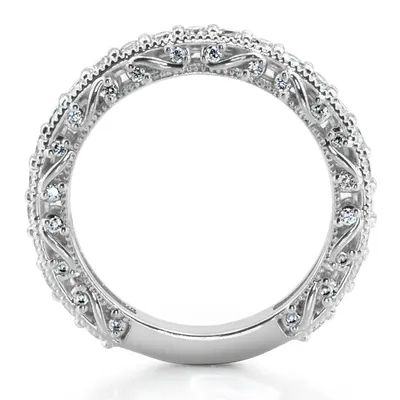 Filigree Scroll Work Diamond Anniversary Wedding Band (1.00 ct. tw.) - view 3 of 12