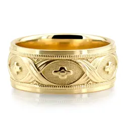 Elegant Hand Crafted Wedding Ring - view 8 thumbnail