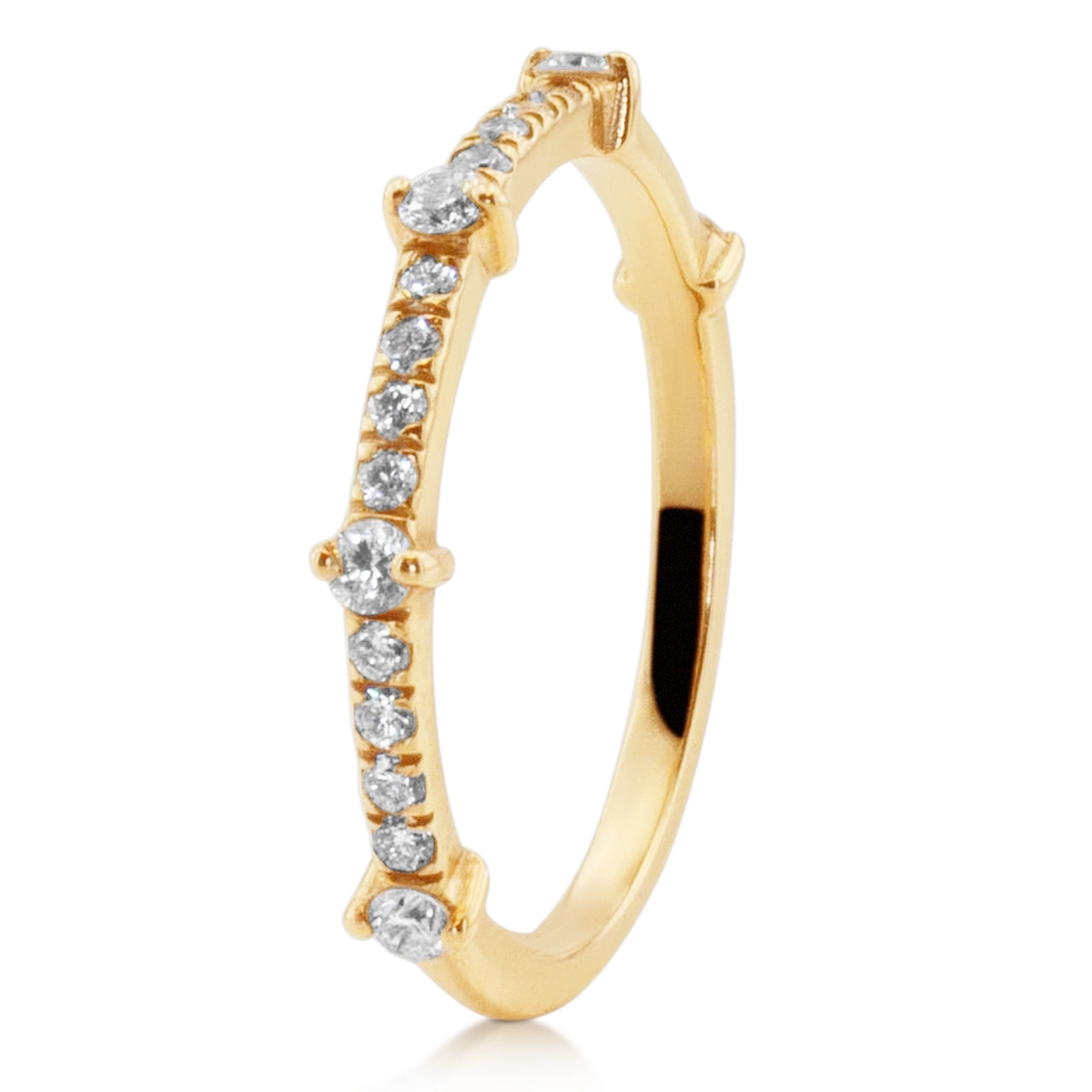 Stackable Round Diamond Ring 1/3 ct. tw. - view 2