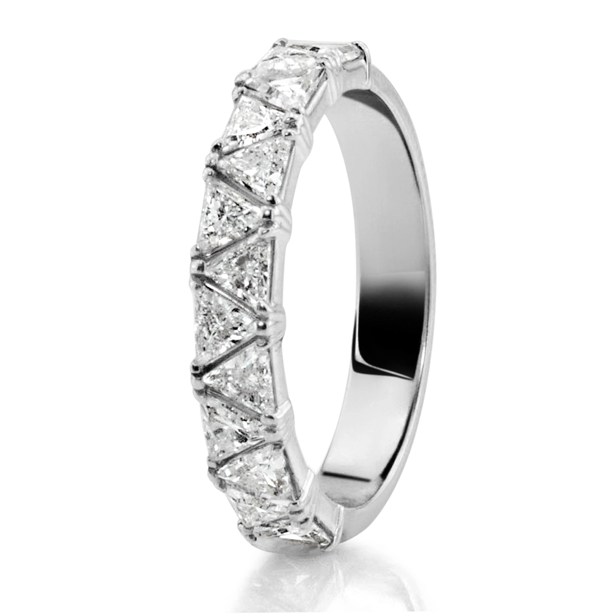 Triangle Diamond Ring 1 1/2 ct.tw - view 2