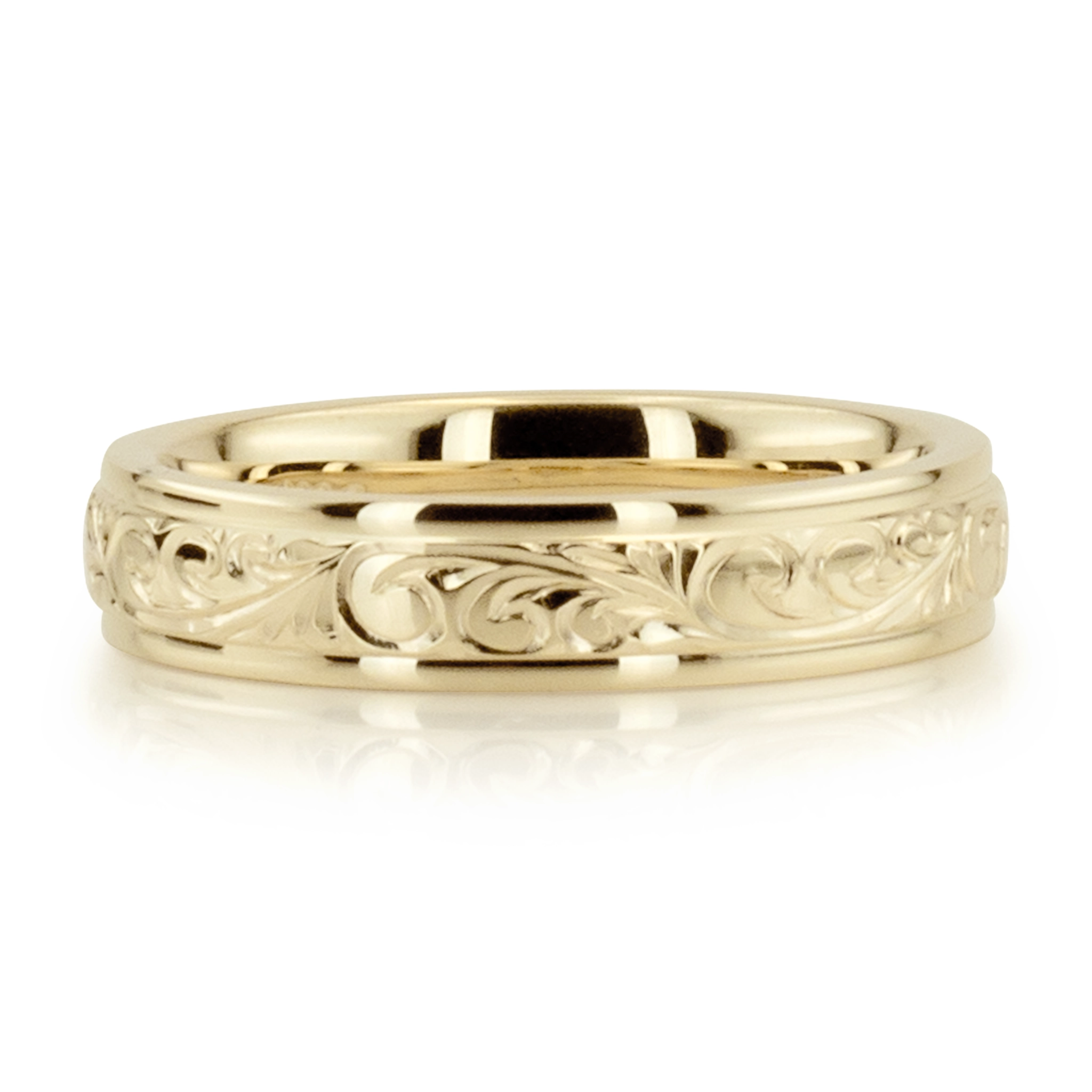 Floral Harmony Wedding Ring - view 2