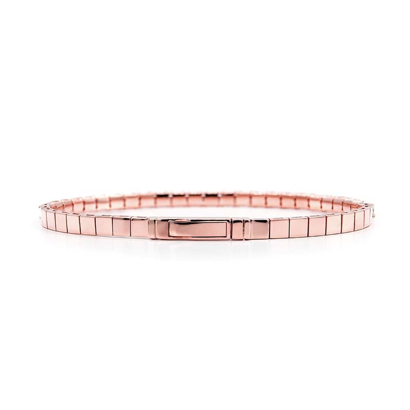 14K white gold Half-Way Bangle Diamond Tennis Bracelet 2 ct.tw - alternate view 5