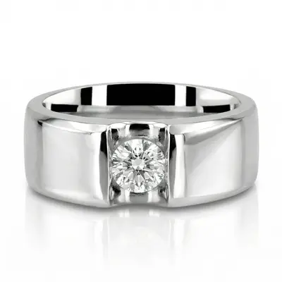 Solitaire Diamond Men's Ring (1.00 ct.) thumbnail 1