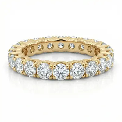 2.20 ct. Diamond Eternity Wedding Band 1 thumbnail 2