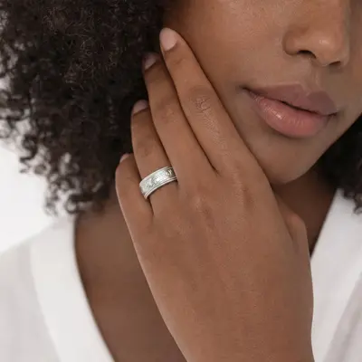 Bestseller Hand Engraved Fancy Wedding Band  - view 7 of 7