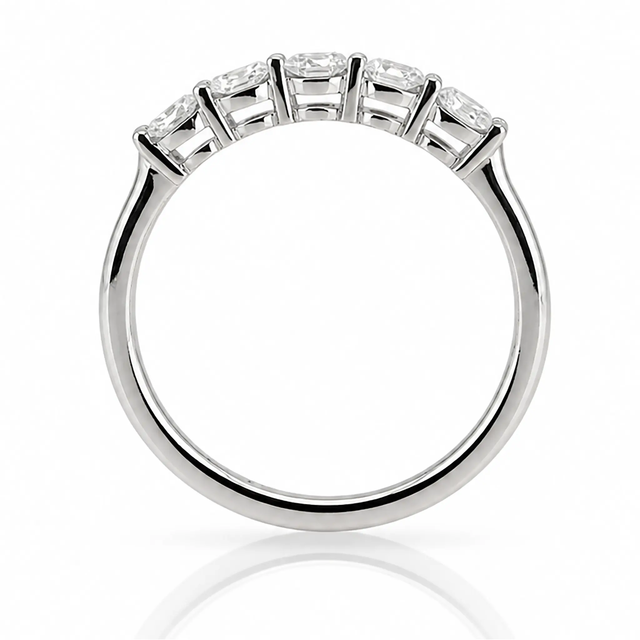Shared Prong Classic Five Stone Anniversary Ring (1 ct. tw.) - view 2