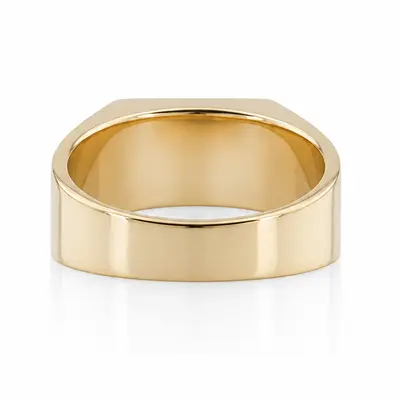 1.62 ct. Princess Cut Channel Set Mens Diamond  Ring - view 4 of 10