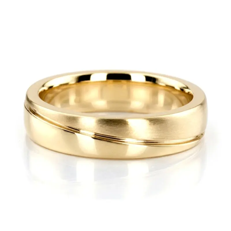 platinum 5mm. same as picture Stylish-Diagonal-Diamond-Wedding-Ring - alternate view 2