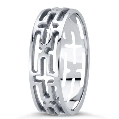 Cut-out Fancy Wedding Ring - view 2 of 2
