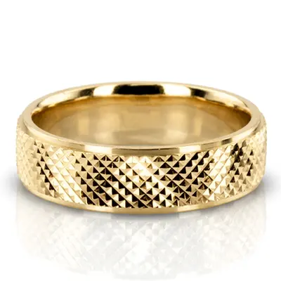 Chic Fish Scale Style Fancy Wedding Ring  - view 2 of 2