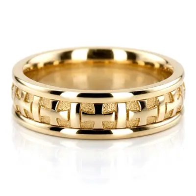 Bestseller Cross Christian Wedding Ring  - view 1 of 3