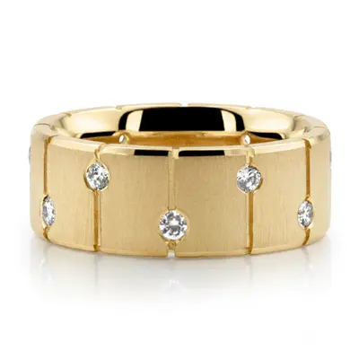 Eclipse Diamond Wedding Band - view 1 of 4