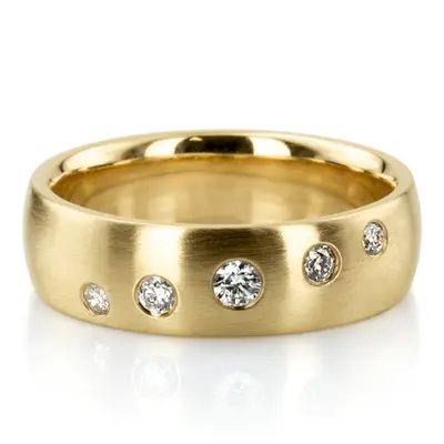Low Dome Diamond Wedding Band - view 2 of 2