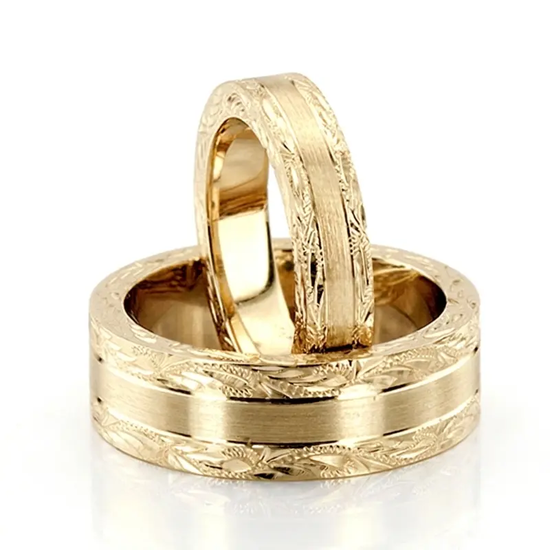 14K fancy_cut_designer_wedding_ring - alternate view 3