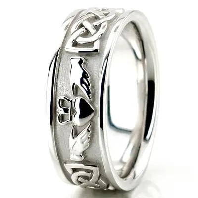 Claddagh Celtic Knot Wedding Ring - view 5 of 6