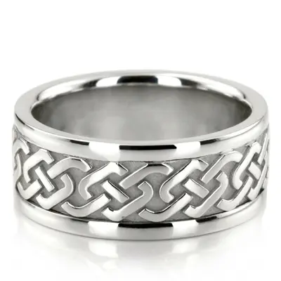 Sailors Celtic Knot Wedding Ring - view 3 of 7