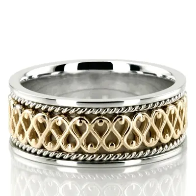 Traditional Celtic Handmade Wedding Ring - view 1 of 9