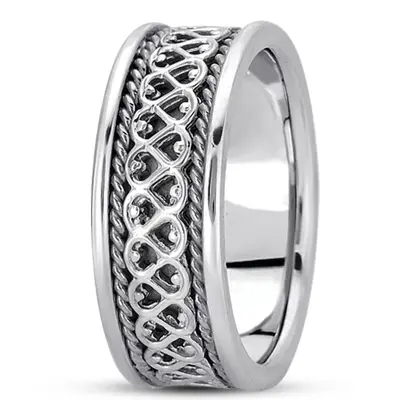 Traditional Celtic Handmade Wedding Ring - view 7 of 9