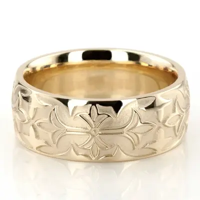 Bestseller Milled Design Wedding Ring - view 1 of 6
